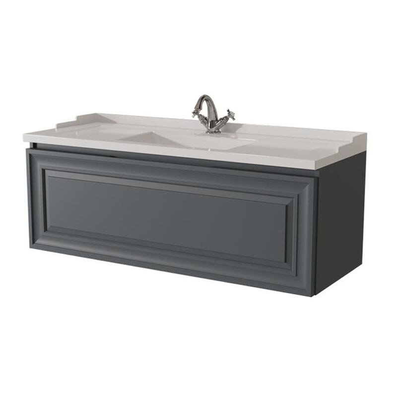 Изображение товара Тумба под раковину Caprigo Ponza 13515-L810, 120 см, подвесная, цвет серый Изображение товара Тумба под раковину Caprigo Ponza 13515-L810, 120 см, подвесная, цвет серый