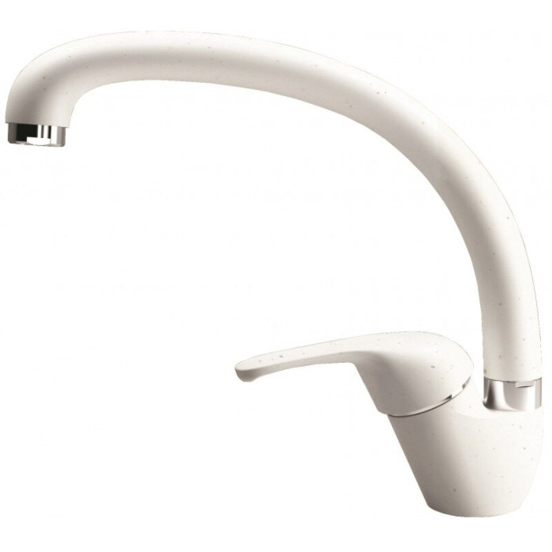 Изображение товара Смеситель для кухонной мойки Dr. Gans Рондо Dg 319.02H.1123.401 белый с поворотным изливом