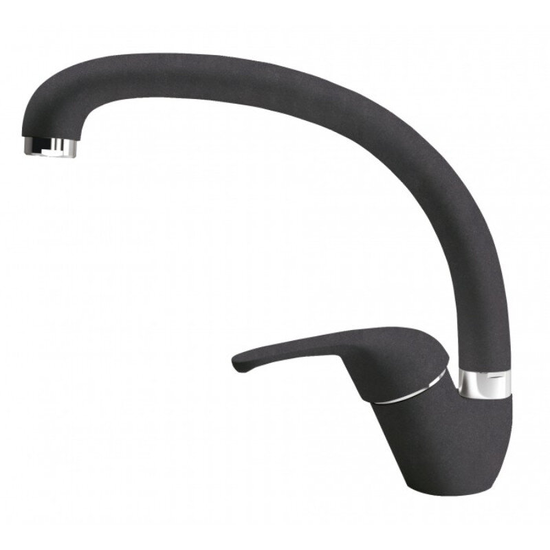 Изображение товара Смеситель для кухонной мойки Dr Gans Рондо графит однорычажный с поворотным изливом