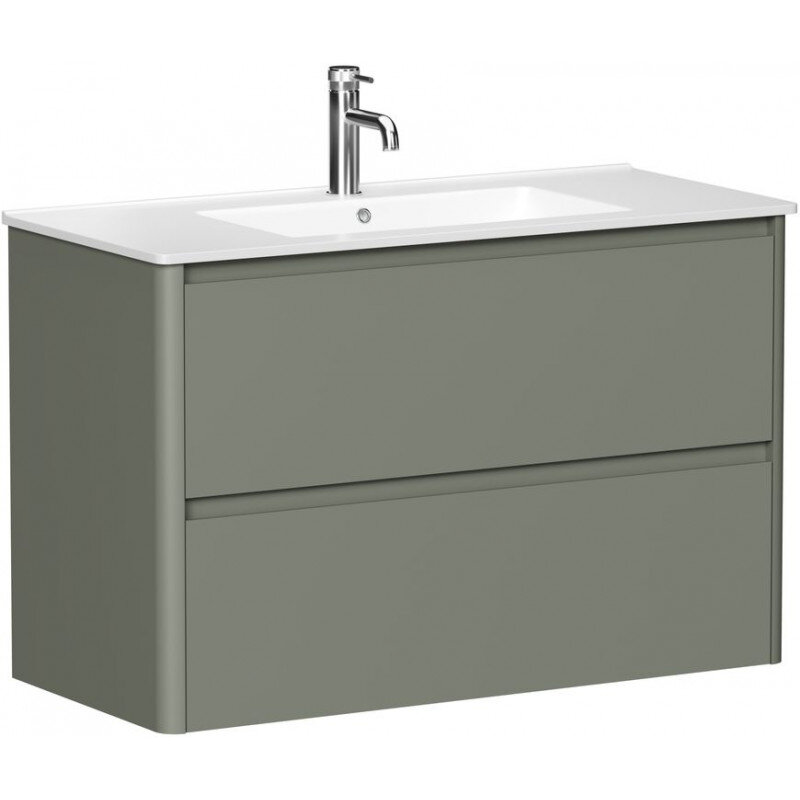 Изображение товара Тумба под раковину Allen Brau Gravity 1.370010.CGM, 100 см, олива матовая Изображение товара Тумба под раковину Allen Brau Gravity 1.370010.CGM, 100 см, олива матовая