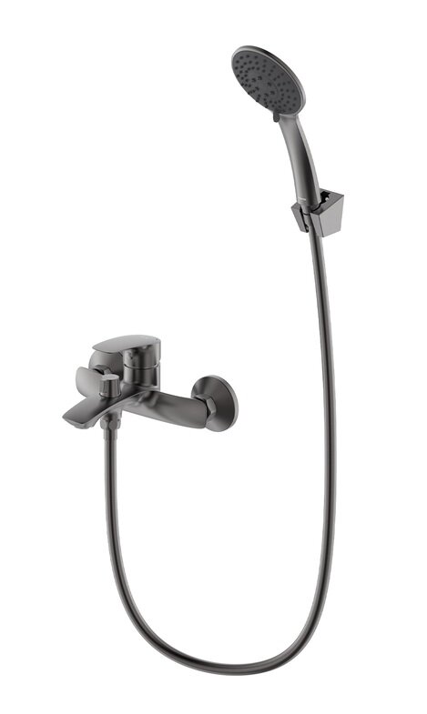 Изображение товара Смеситель для ванны и душа Milardo Rora RORGM00M02 с PVD покрытием графит матовый