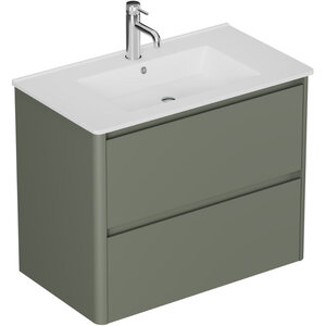 Изображение товара Тумба под раковину Allen Brau Gravity 1.370009.CGM, 80 см, подвесная, олива матовый