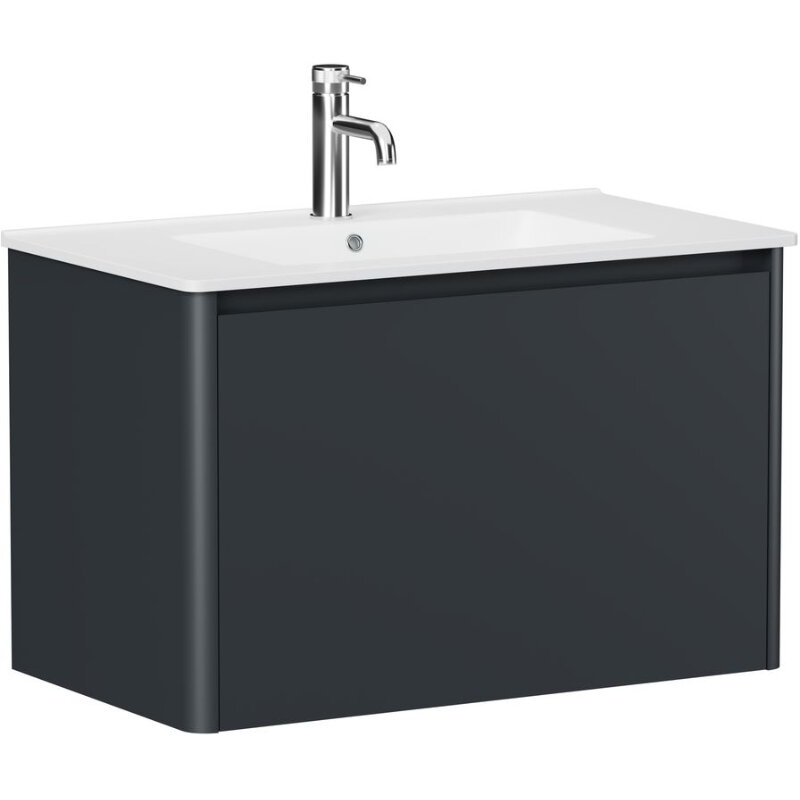 Изображение товара Тумба под раковину Allen Brau Gravity 1.370013.AM, 80 см, подвесная, антрацит матовый Изображение товара Тумба под раковину Allen Brau Gravity 1.370013.AM, 80 см, подвесная, антрацит матовый