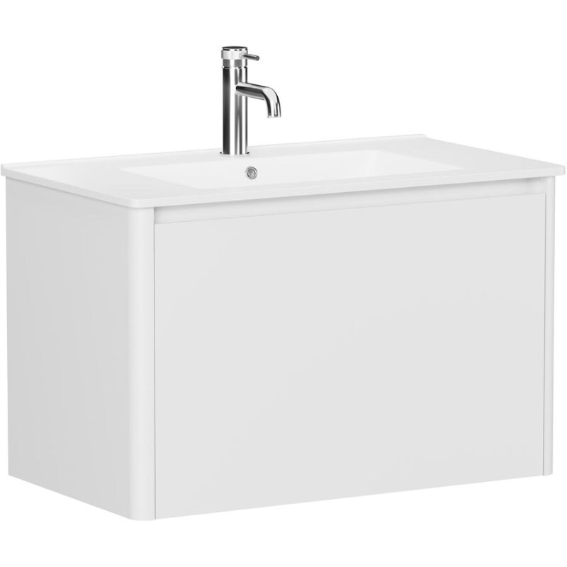 Изображение товара Тумба под раковину Allen Brau Gravity 1.370013.WM, 80 см, подвесная, белый матовый Изображение товара Тумба под раковину Allen Brau Gravity 1.370013.WM, 80 см, подвесная, белый матовый