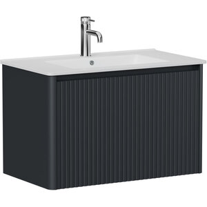 Изображение товара Тумба под раковину Allen Brau Gravity 1.370017.AM, 80 см, подвесная, антрацит матовый