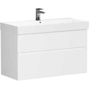 Изображение товара Тумба под раковину Allen Brau Infinity 1.210027.WM, 100 см, подвесная, белый матовый