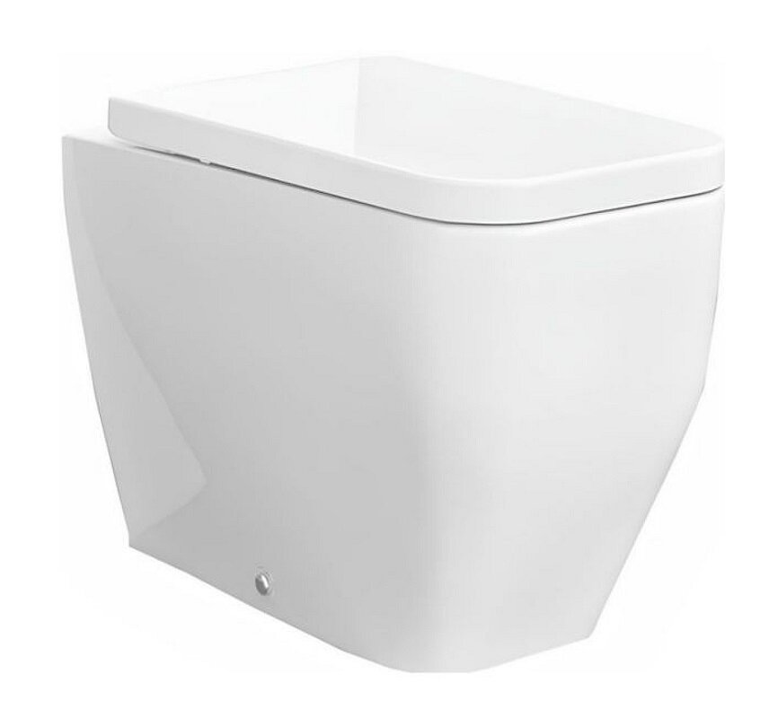 Изображение товара Приставной унитаз Flaminia Terra TR117/TRCW03 с каскадным сливом и микролифтом, белый