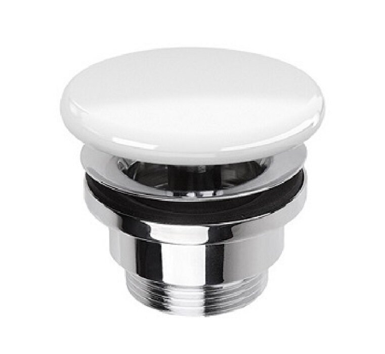 Изображение товара Донный клапан Flaminia Stop&Go PLCE click-clack, белый Изображение товара Донный клапан Flaminia Stop&Go PLCE click-clack, белый