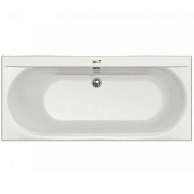 Изображение товара Ванна акриловая Relisan Eco Plus 180х80 см белая отдельно стоящая