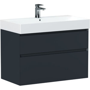 Изображение товара Тумба под раковину Allen Brau Infinity 85 см антрацит матовая подвесная