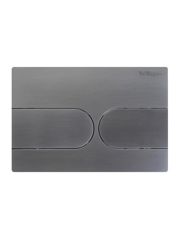 Изображение товара Клавиша смыва BelBagno BB-11-GM механическая оружейная сталь