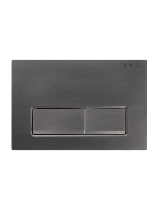 Изображение товара Клавиша смыва BelBagno BB-15R-GM механическая оружейная сталь