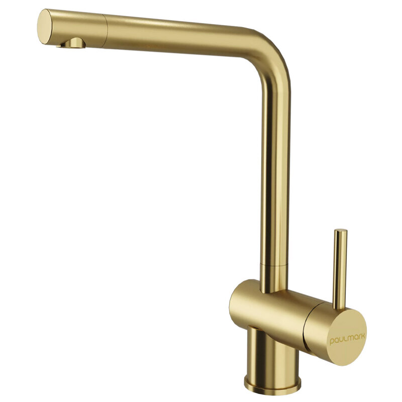 Изображение товара Смеситель Paulmark Spring Sp212067-LG, для кухонной мойки, светлое золото