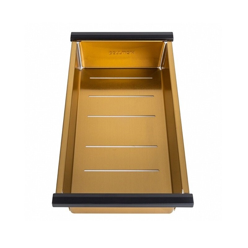 Изображение товара Коландер для кухонной мойки Paulmark Advance A405-BG золото брашированное