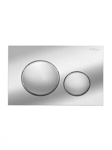 Изображение товара Клавиша смыва BelBagno BB-17C-CRM механическая хром глянцевая двухрежимная Изображение товара Клавиша смыва BelBagno BB-17C-CRM механическая хром глянцевая двухрежимная