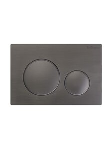 Изображение товара Клавиша смыва BelBagno BB-17C-GM, механическая, цвет оружейная сталь, с ободком