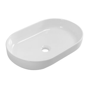 Изображение товара Керамическая накладная раковина Cezares CZR-6594, белая, 55 см