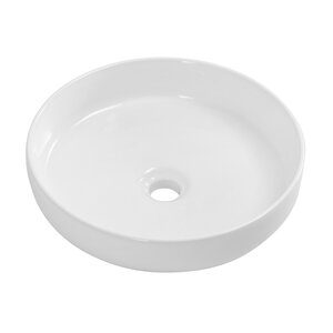 Изображение товара Раковина Cezares CZR-6595 40 см накладная керамика белая современный стиль