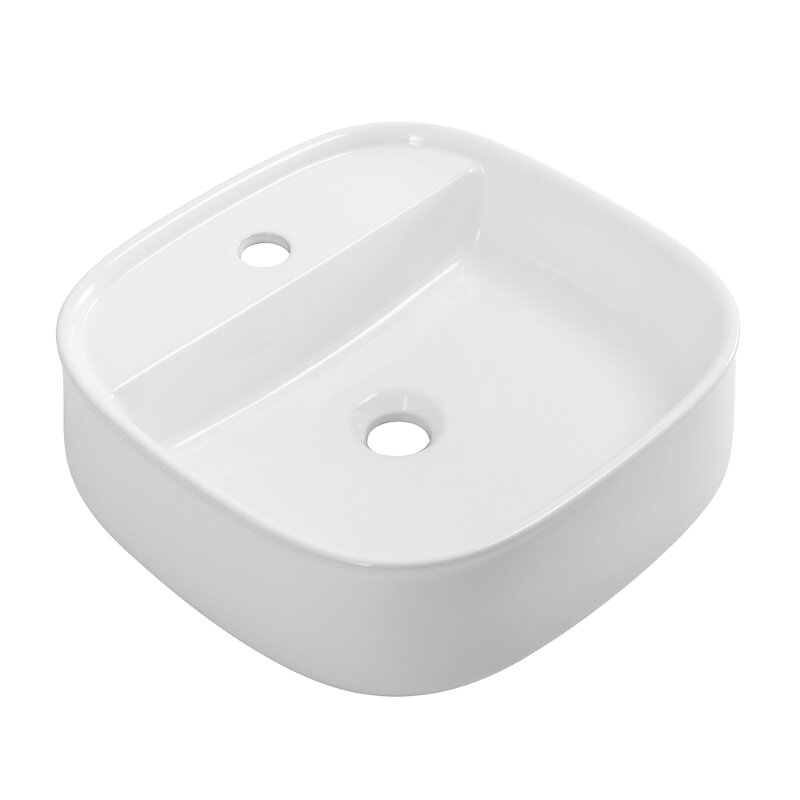 Изображение товара Раковина накладная Cezares CZR-6581 42 см белая современный стиль