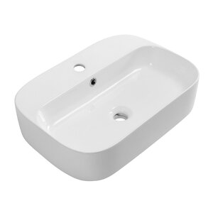 Изображение товара Раковина Cezares CZR-6616, 55 см, накладная, керамика, белая