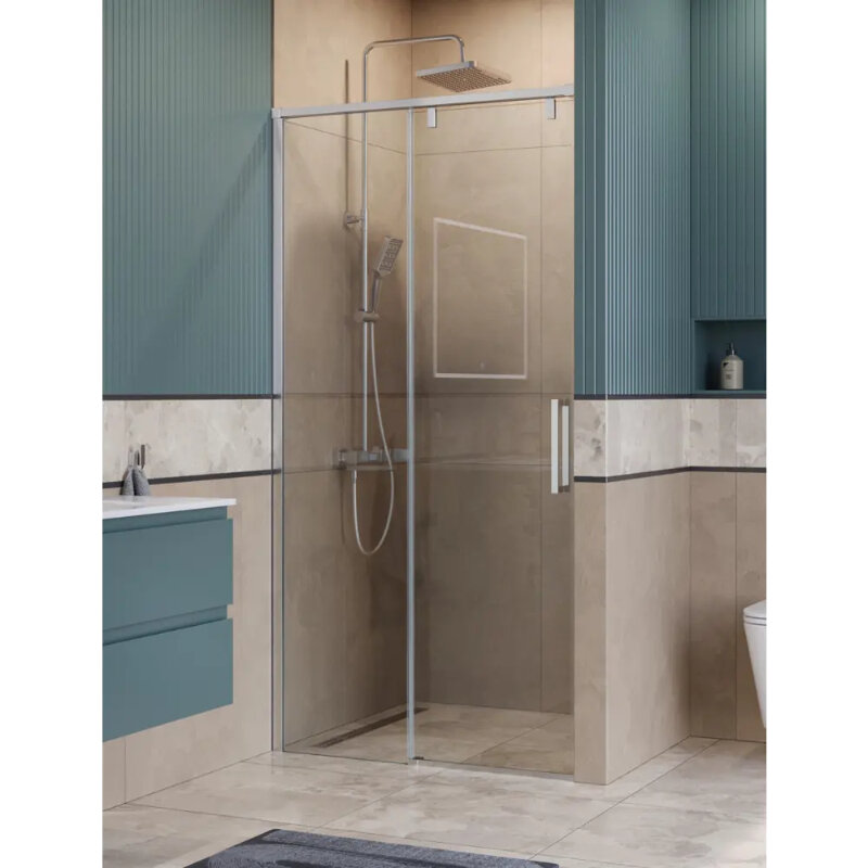 Изображение товара Душевая дверь BelBagno SOFT_CLOSE-1-BF-1-110-C-Cr прозрачное стекло, 110 см Изображение товара Душевая дверь BelBagno SOFT_CLOSE-1-BF-1-110-C-Cr прозрачное стекло, 110 см
