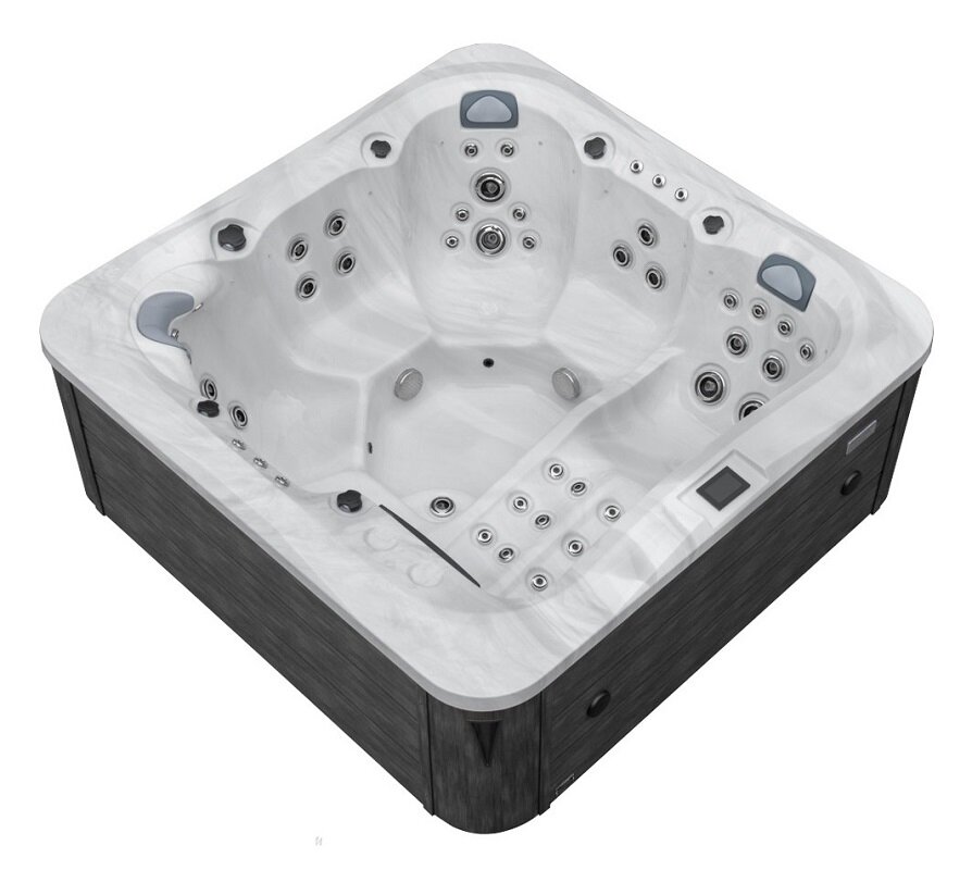 Изображение товара Мини-бассейн Радомир Март 1-30-0-0-9-360 230x230 см с гидромассажем и хромотерапией