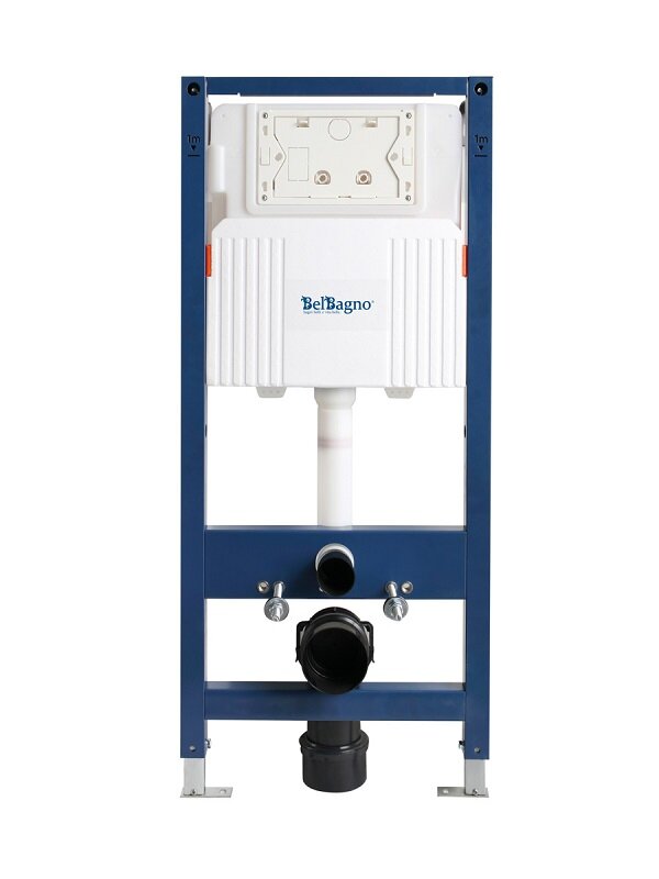 Изображение товара Инсталляция для унитаза BelBagno BB-101-M синяя с шумоизоляцией, 6 л