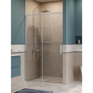 Изображение товара Душевая дверь BelBagno SOFT_CLOSE-1-BF-1-120-C-Cr, 120 см, стекло прозрачное, профиль хром