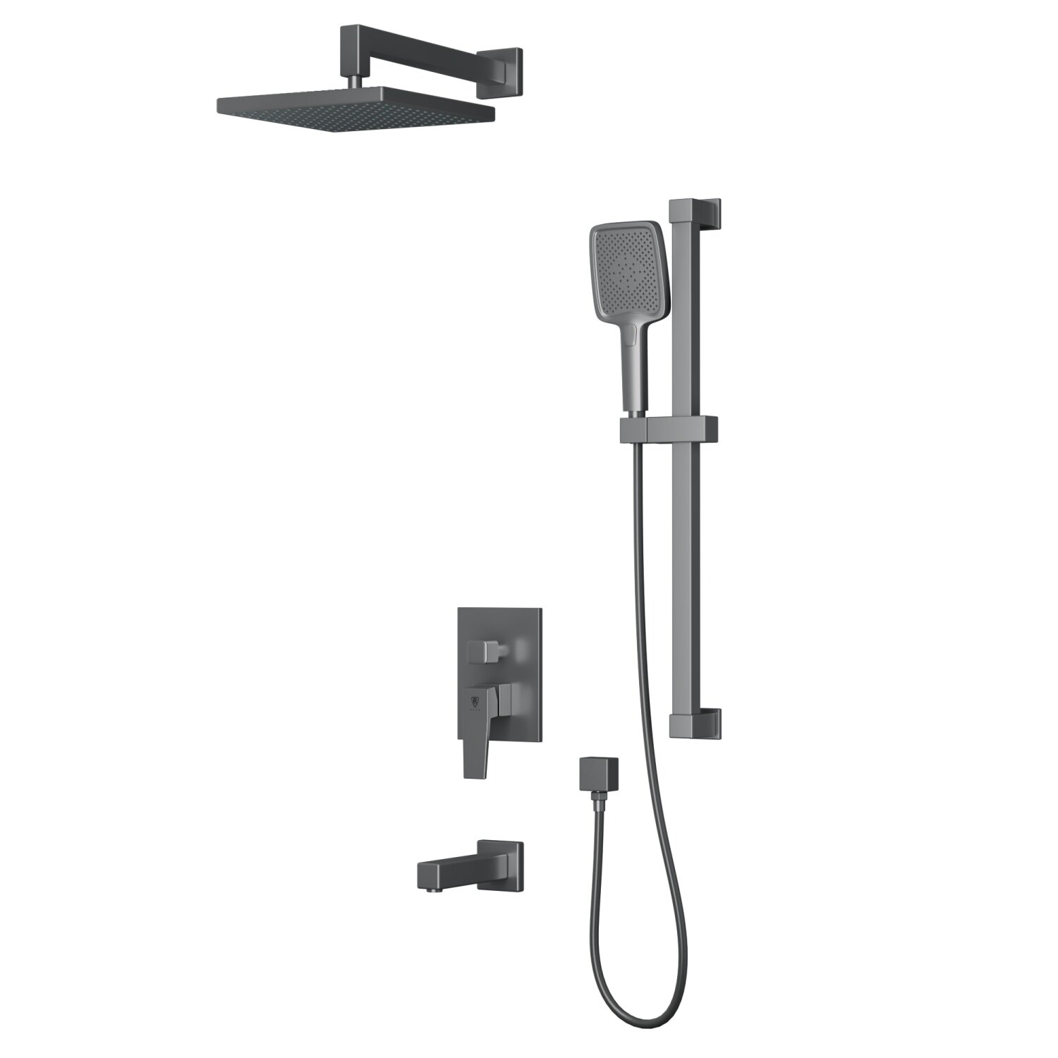 Изображение товара Встроенная душевая система Rush Thira TR3635-60Grey с двумя режимами и керамическим картриджом