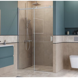 Изображение товара Душевая дверь BelBagno SOFT_CLOSE-2-BF-1-110-C-Cr, 110 см, стекло прозрачное, профиль хром