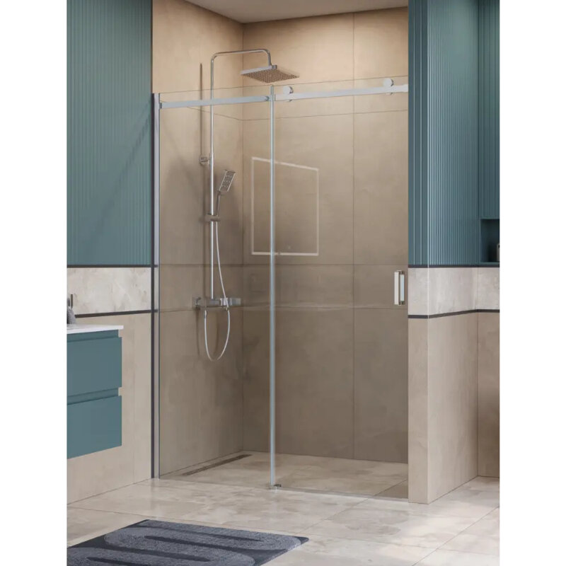 Изображение товара Душевая дверь BelBagno SOFT_CLOSE-2-BF-1-140-C-Cr 140 см стекло прозрачное хром