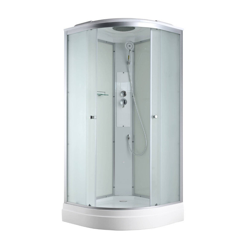 Изображение товара Душевая кабина AvaCan C2080 80x80 с крышей и матовым стеклом