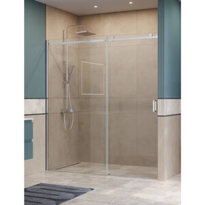 Изображение товара Душевая дверь BelBagno SOFT_CLOSE-2-BF-1-180-C-Cr, 180 см, стекло прозрачное, профиль хром