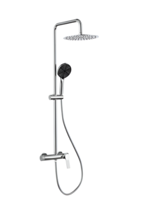 Изображение товара Душевая система Gid Edessa L070CHND3 хром для ванной современной модели
