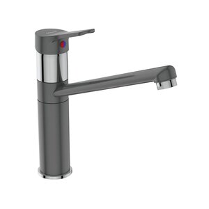 Изображение товара Смеситель для кухни Vidima Scorpio BC819U8, серый жемчуг/хром (выставочный образец, отсутствует упаковка)