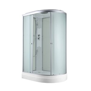 Изображение товара Душевая кабина AvaCan C2012L/C2012R 78304/78301, 120 x 80 см, с крышей, поддон низкий, левая/правая, стекло матовое, профиль хром