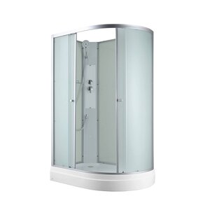 Изображение товара Душевая кабина AvaCan C2012LN/C2012RN 78305/78302, 120 x 80 см, без крыши, поддон низкий, левая/правая, стекло матовое, профиль хром
