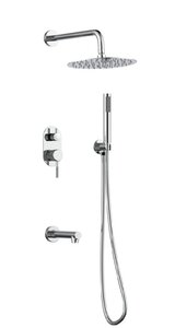 Изображение товара Душевая система Gid Edessa L070CHVD3, хром для стильного интерьера ванной