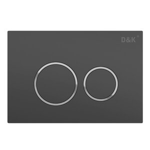 Изображение товара Клавиша смыва DQ Bayern DB1529006, механическая, графит - вороненая сталь