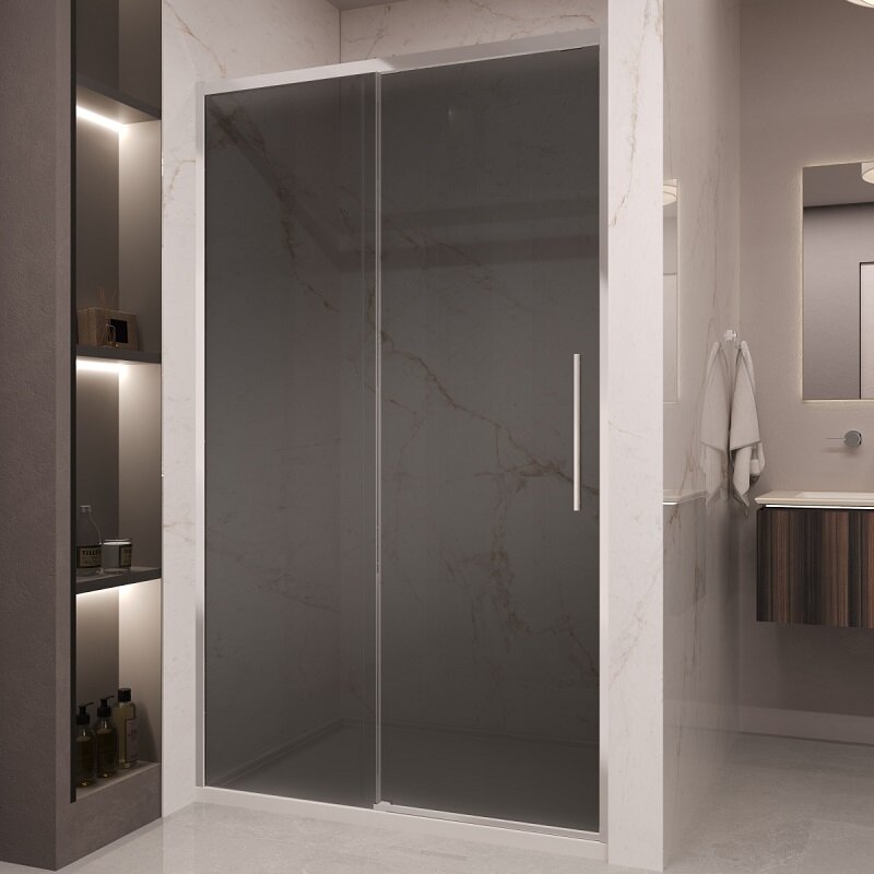 Изображение товара Душевая дверь Vincea Stella VDS-1ST120CG раздвижная тонированное стекло хром 120 см