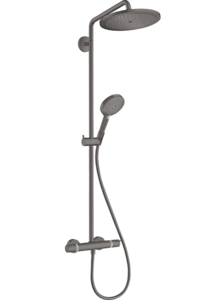 Изображение товара Душевая система Hansgrohe Croma Select S 26890340, термостатическая, чёрный хром (выставочный образец, отсутствует упаковка)