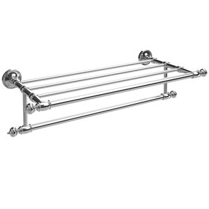 Изображение товара Полка для полотенец Jacob Delafon Cleo 1889 E27309-CP_vstv 60 см хром латунь Франция