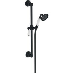 Изображение товара Душевой гарнитур Jacob Delafon Louise E24364-BL, цвет черный матовый