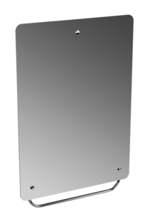 Изображение товара Зеркало Vitra A44002 с изменяемым углом наклона, белое, размеры 50x11x75 см