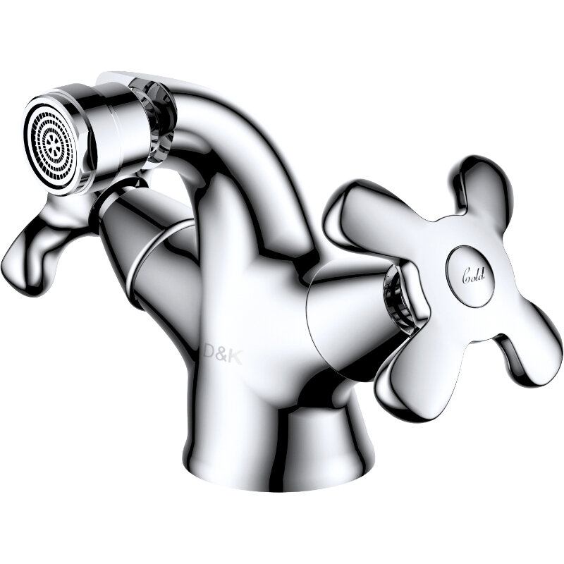 Изображение товара Смеситель для биде D&K Hessen.Lorsch DA1412201 хром двухвентильный Германия