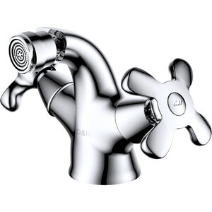 Изображение товара Смеситель для биде D&K Hessen.Lorsch DA1412201 хром двухвентильный Германия