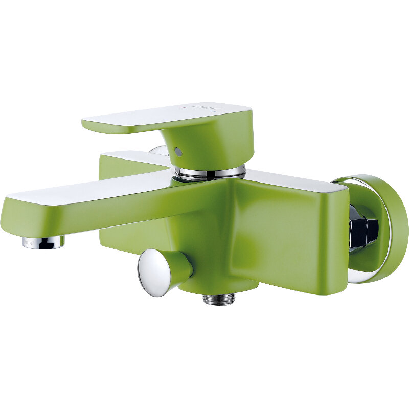 Изображение товара Смеситель для ванны и душа D&K Berlin Humboldt DA1433212 зеленый/хром