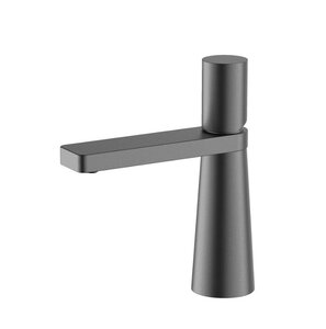 Изображение товара Смеситель для раковины Gid Panther L066GMK вороненая сталь 5 лет гарантии