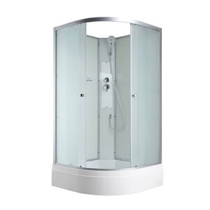 Изображение товара Душевая кабина AvaCan C3080N 78308, 80 x 80 см, без крыши, поддон средний, стекло матовое, профиль хром