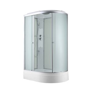 Изображение товара Душевая кабина AvaCan C3012L/C3012R 78319/78316, 120 x 80 см, с крышей, поддон средний, левая/правая, стекло матовое, профиль хром